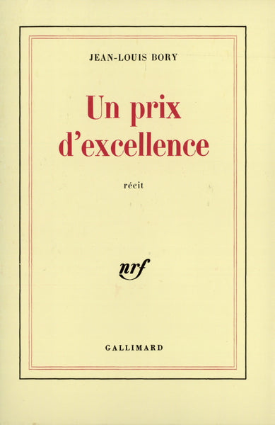 Un prix d'excellence