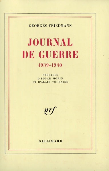 Journal de guerre: (1939-1940)