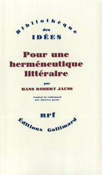 Pour une herméneutique littéraire