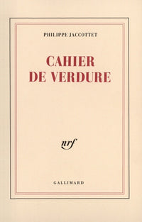 Cahier de verdure