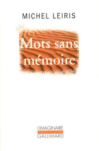Mots sans mémoire