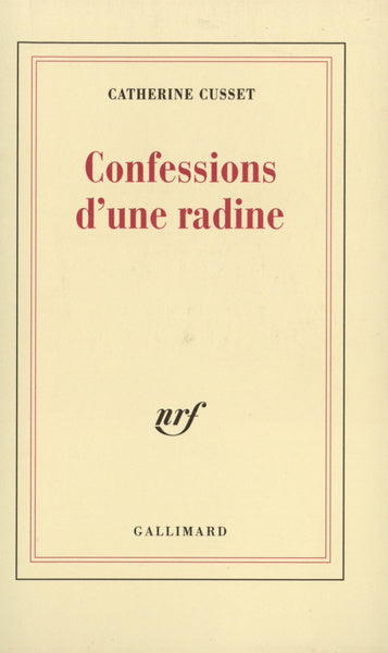 Confessions d'une radine