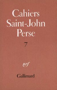 Cahiers Saint-John Perse