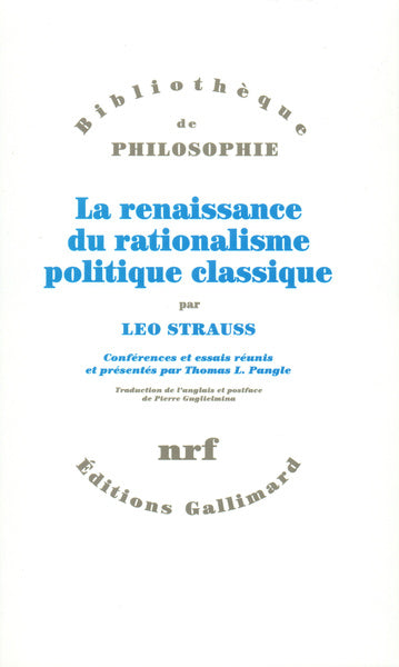 La renaissance du rationalisme politique classique