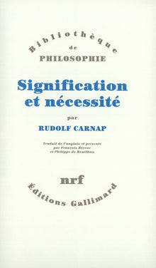 Signification et nécessité