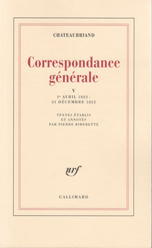 Correspondance générale