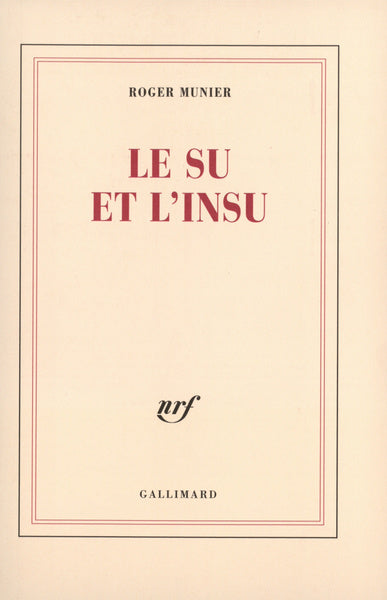 Le Su et l'insu
