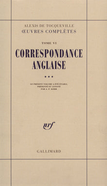 Correspondance anglaise