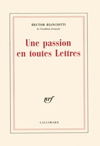 Une passion en toutes lettres