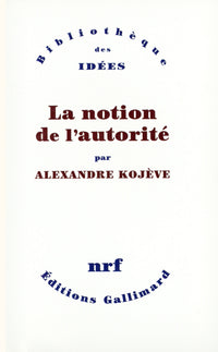 La notion de l'autorité