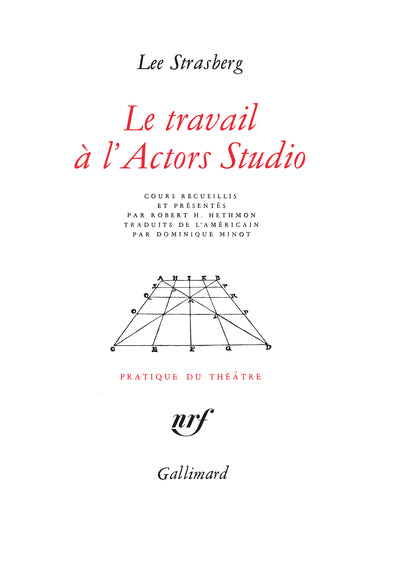 Le travail à l'Actors Studio