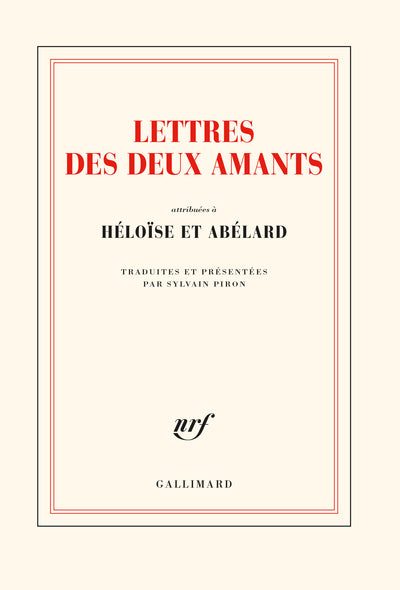 Lettres des deux amants