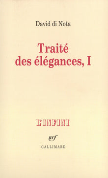 Traité des élégances, I
