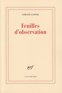 Feuilles d'observation