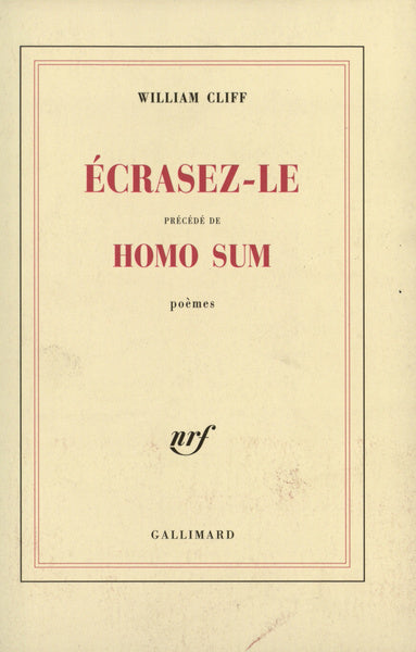 Ecrasez-le /Homo sum