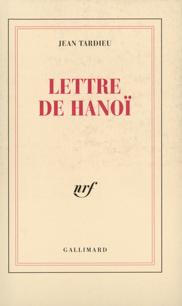 Lettre de Hanoï à Roger Martin du Gard
