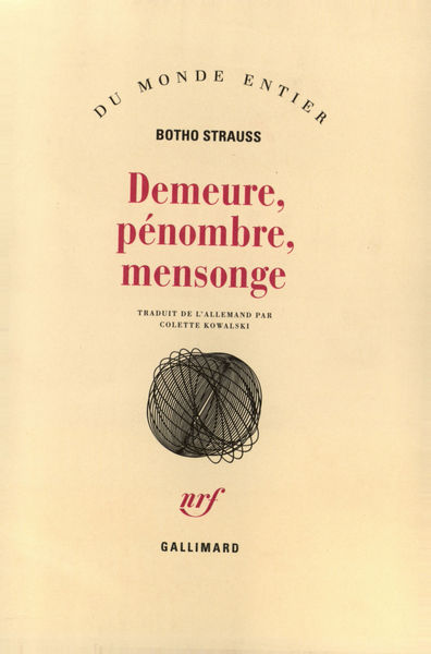 demeure, pénombre, mensonge
