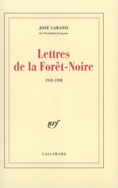 Lettres de la forêt-noire