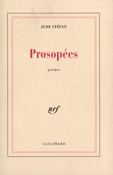 Prosopées