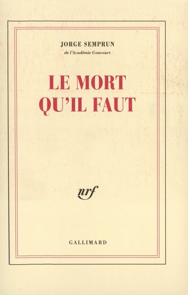 Le Mort qu'il faut