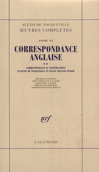 Correspondance anglaise