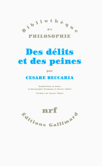 Des délits et des peines