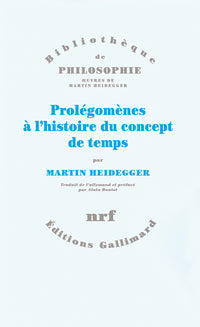 Prolégomènes à l'histoire du concept de temps