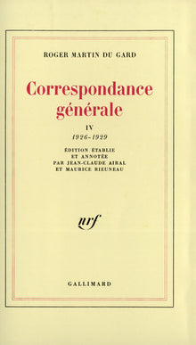 Correspondance générale