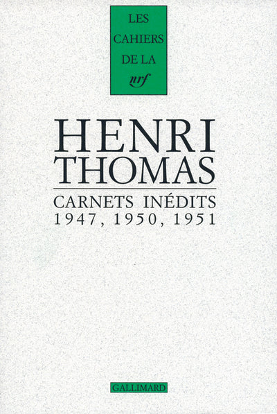Carnets inédits/Pages 1934-1948