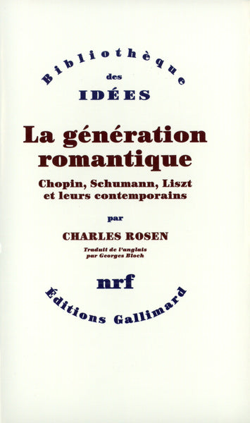 La génération romantique