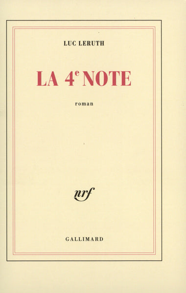 La 4ᵉ note