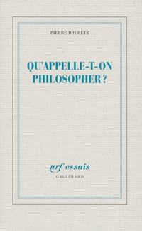 Qu'appelle-t-on philosopher ?
