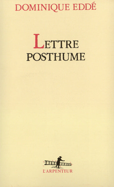 Lettre posthume