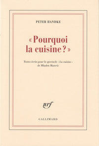 Pourquoi la cuisine ?