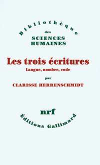 Les trois écritures