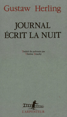Journal écrit la nuit