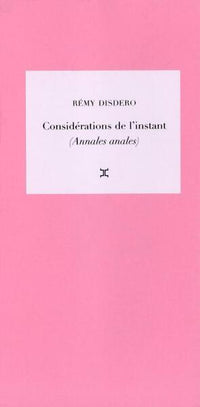 Considérations de l'instant