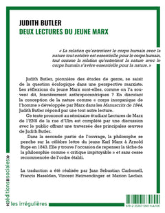 Deux lectures du jeune Marx