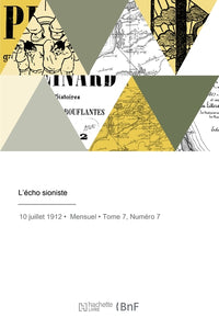 L'écho sioniste