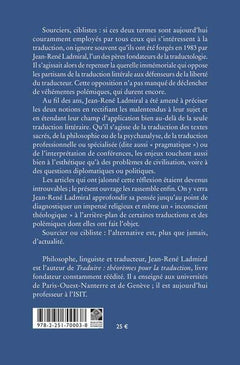 Sourcier ou cibliste: Les profondeurs de la traduction