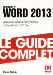 Guide complet Word 2013