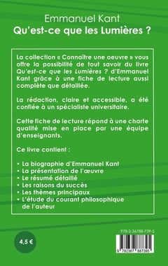 Qu'est-ce que les Lumières ?