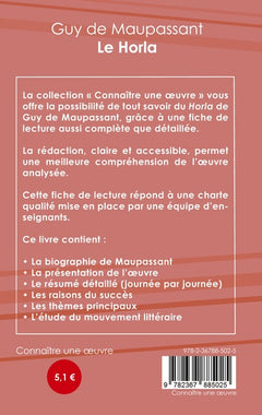 Fiche de lecture Le Horla de Maupassant (analyse littéraire de référence et résumé complet)