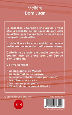 Fiche de lecture Dom Juan de Molière