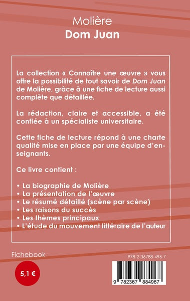Fiche de lecture Dom Juan de Molière