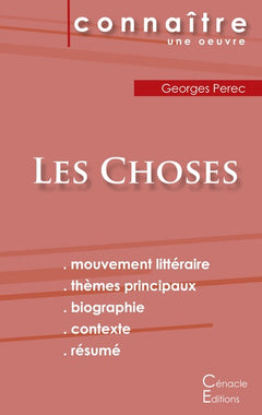 Fiche de lecture Les Choses