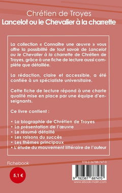 Fiche de lecture Lancelot ou le Chevalier à la charrette