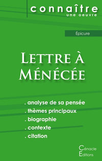 Fiche de lecture Lettre à Ménécée