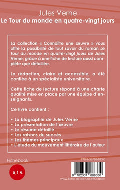 Fiche de lecture Le Tour du monde en quatre-vingt jours de Jules Verne (Analyse littéraire de référence et résumé complet)