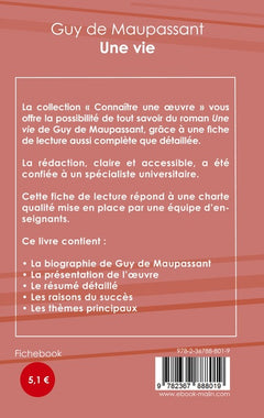 Fiche de lecture Une vie de Maupassant (Analyse littéraire de référence et résumé complet)